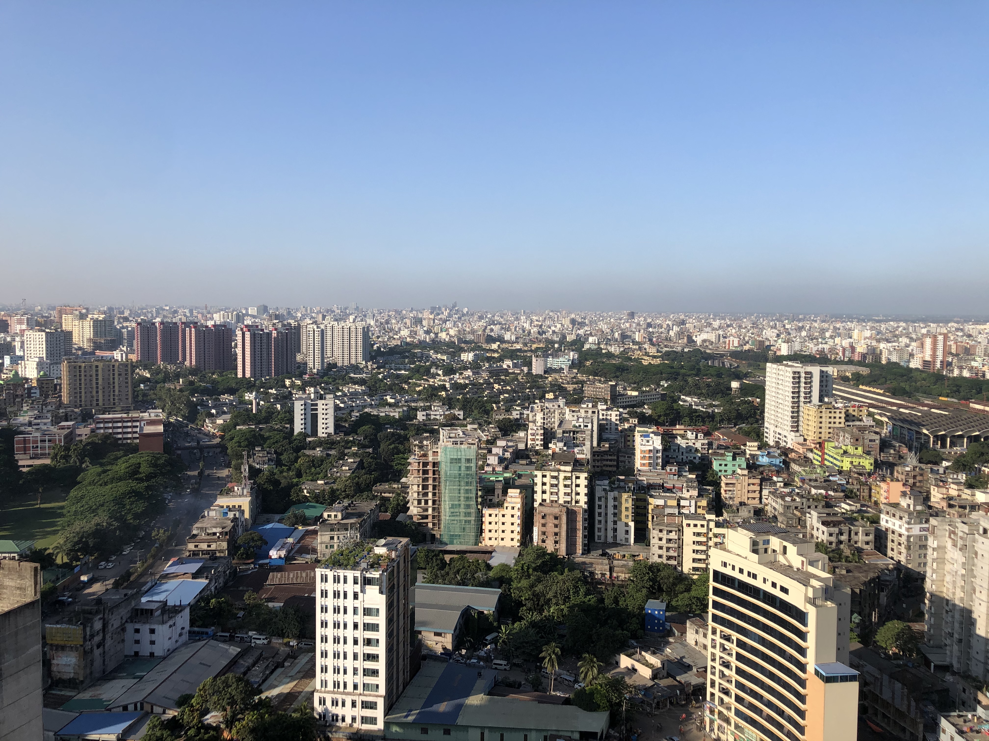 Motijheel skyline in Dhaka, the country's financial district