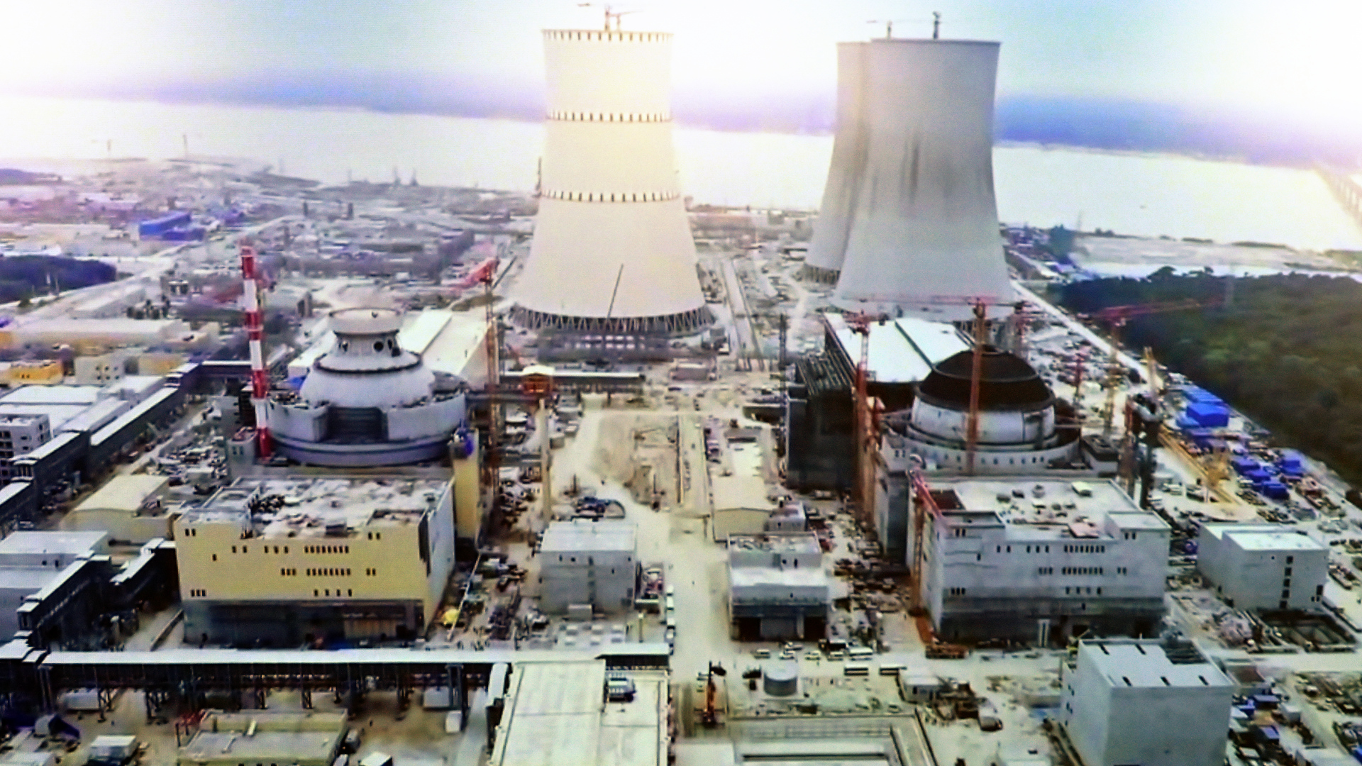 Rooppur Nuclear Power Plant in Pabna, photographed in 2023