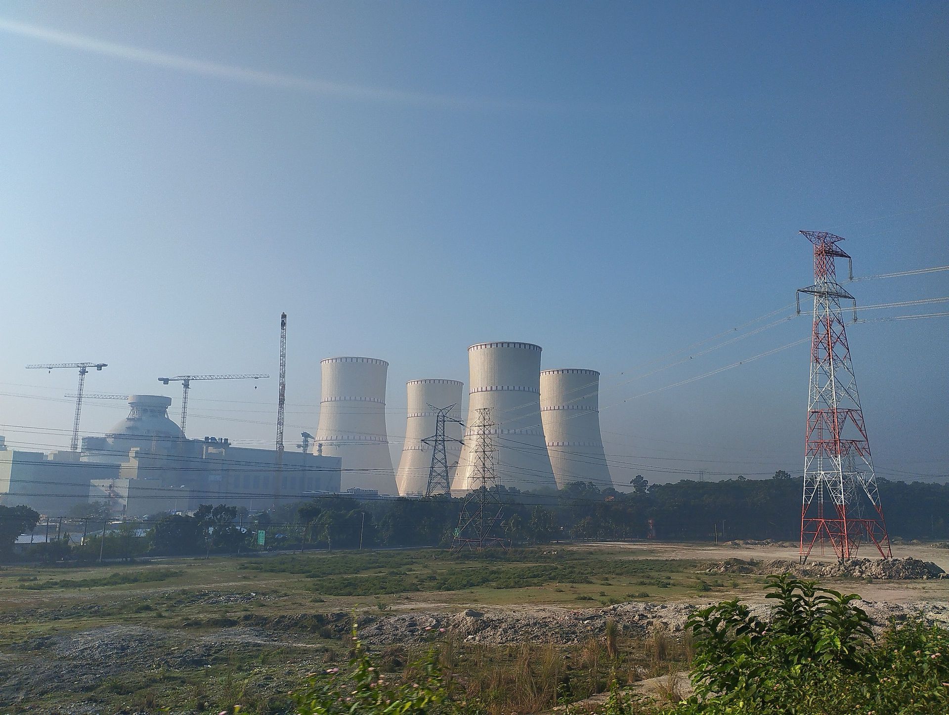 Rooppur Nuclear Power Plant cooling towers, Pabna